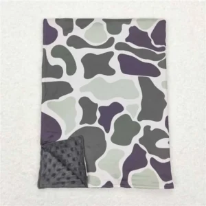 Olive Camo Baby Kids Hunting Blankets