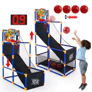 Scoring Arcade Basketball Game with 4 Balls