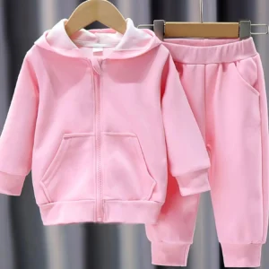 Hooded Jacket Boys/Girls Pants Sets