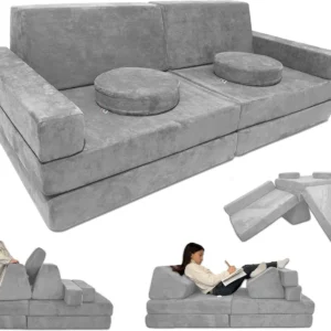 Soft Modular Kids Play Couch,