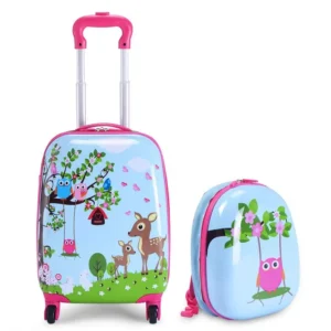 Kid Carry On Luggage Set,