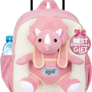 Dinosaur Rolling Backpack for Kids 3-9 Years,